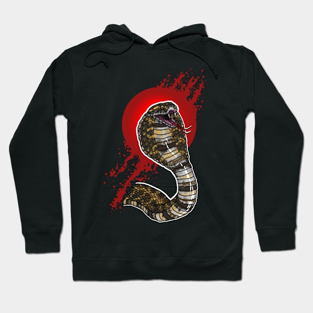 Blood Moon Cobra Hoodie by CelticDragoness